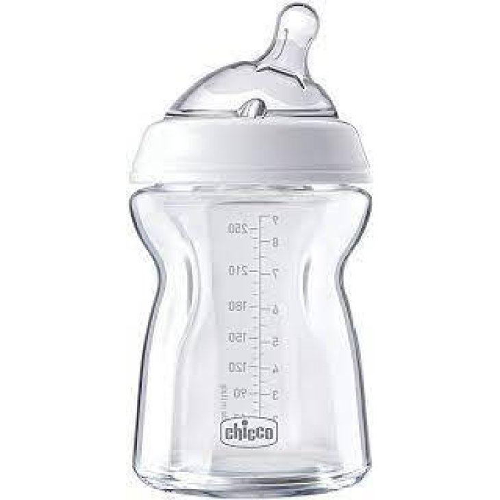 Chicco Biberon Natural Feeling Vetro 0M+ 250 ml