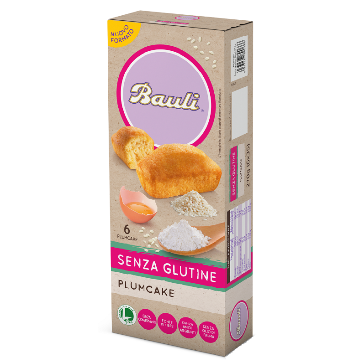 Bauli Plumcake Senza Glutine 6x35 grammi