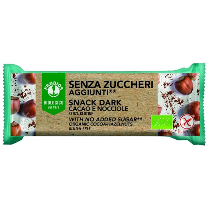 Probios Snack Dark Senza Zuccheri Aggiunti 25 G