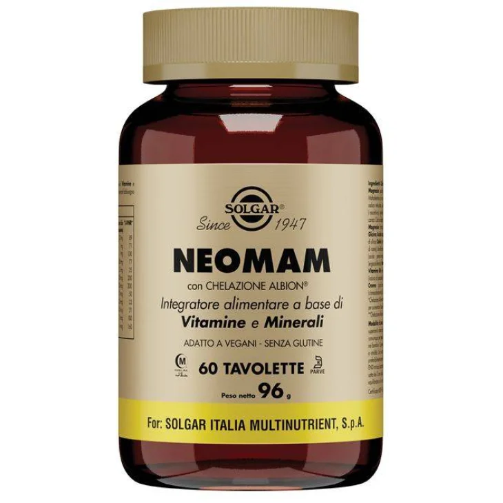 Solgar Neomam Integratore Gravidanza e Allattamento 60 tavolette
