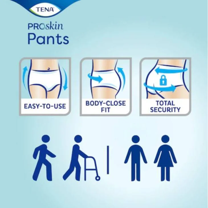 Tena ProSkin Pants Maxi Mutandine Assorbenti per Incontinenza Taglia Large 8 pezzi