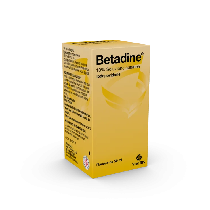Viatris Betadine 10% Soluzione Cutanea Disinfettante 50 ml