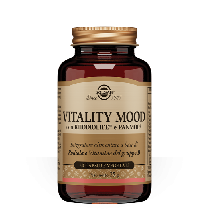 Solgar Vitality Mood Integratore per la Vitalità e il Buon Umore 30 capsule