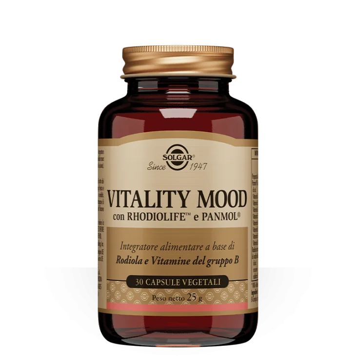 Solgar Vitality Mood Integratore per la Vitalità e il Buon Umore 30 capsule