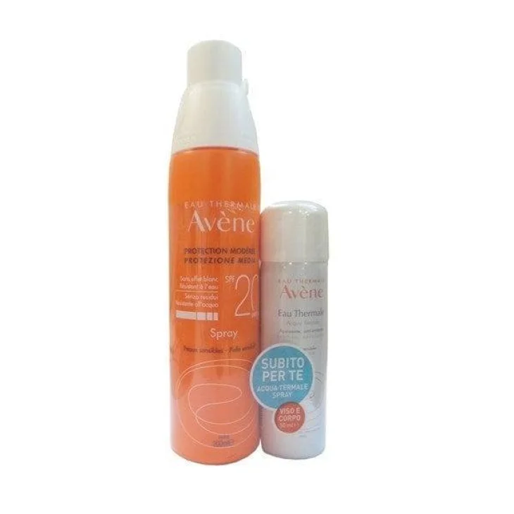 Spray SPF 20 200 ml + Spray Acqua Termale 50 ml