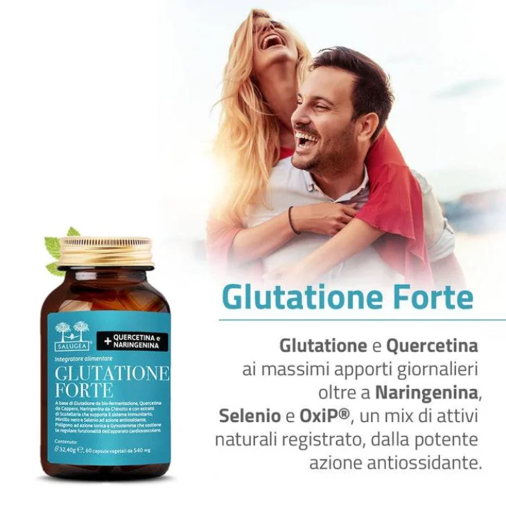 Salugea Glutatione Forte Integratore Antiossidante 60 Capsule