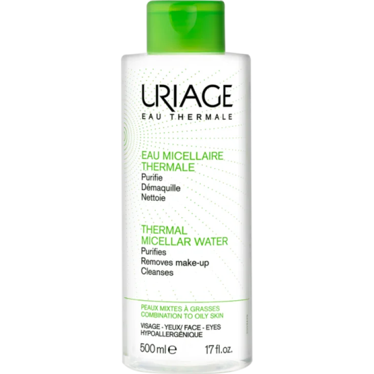 Uriage Eau Micellaire Thermale Acqua Micellare Detergente Pelle Mista O Grassa 500 ml