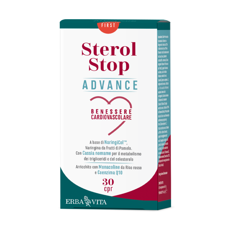 Erba Vita Sterol Stop Advance Integratore per il Benessere Cardiovascolare 30 compresse