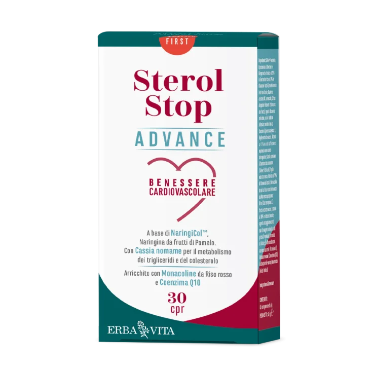 Erba Vita Sterol Stop Advance Integratore per il Benessere Cardiovascolare 30 compresse