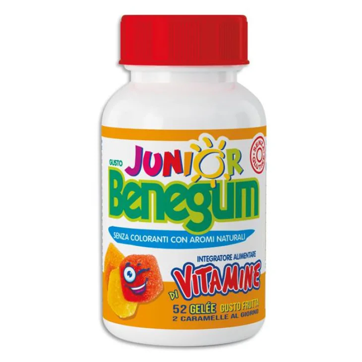Benegum Junior Gelee Integratore di Vitamine 52 Caramelle