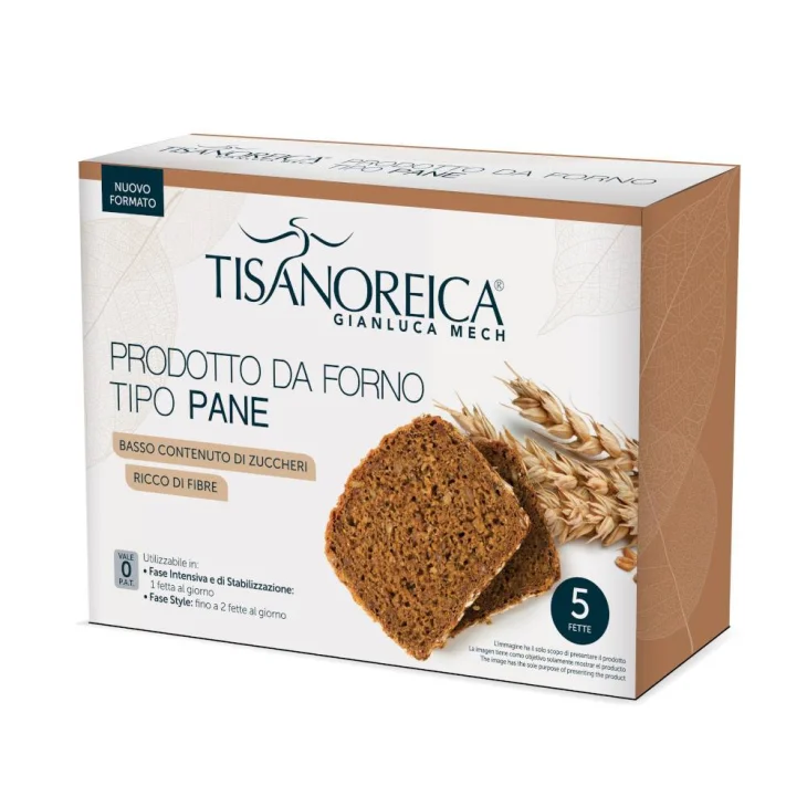 Tisanoreica Prodotto da Forno Tipo Pane Proteico 5x50gr