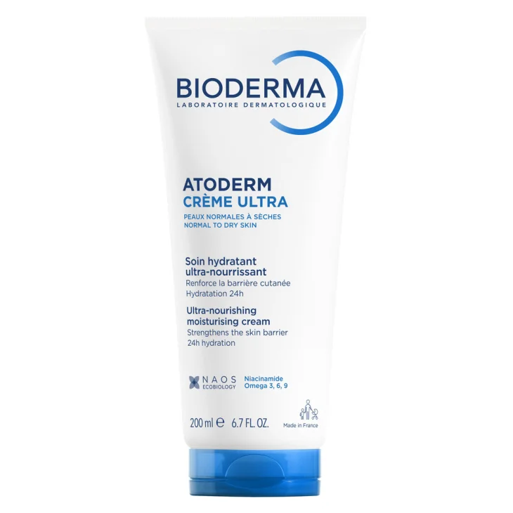 Bioderma Atoderm Crème Ultra Idratante Viso e Corpo per Pelle Secca 200 ml