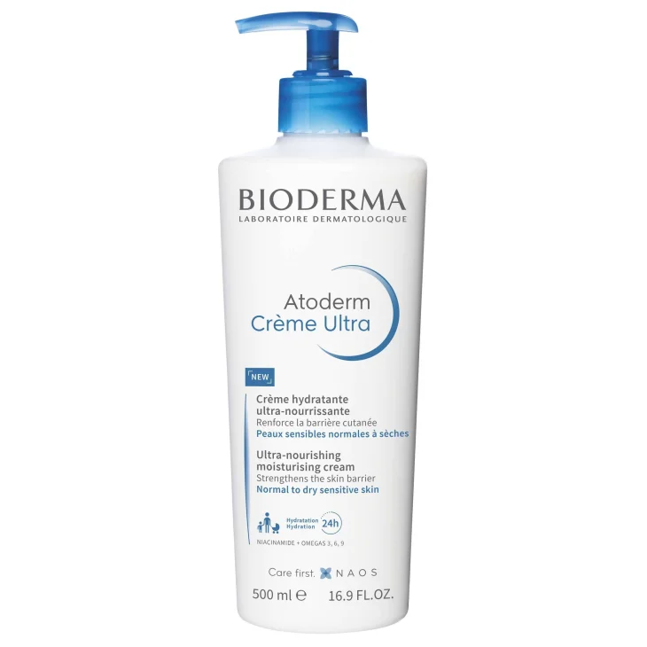 Bioderma Atoderm Crème Ultra Idratante Viso e Corpo per Pelle Secca 500 ml