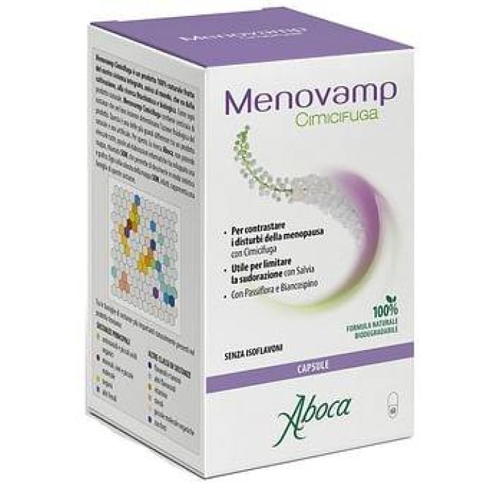 Menovamp Cimicifuga Integratore per la Donna in Menopausa 60 opercoli