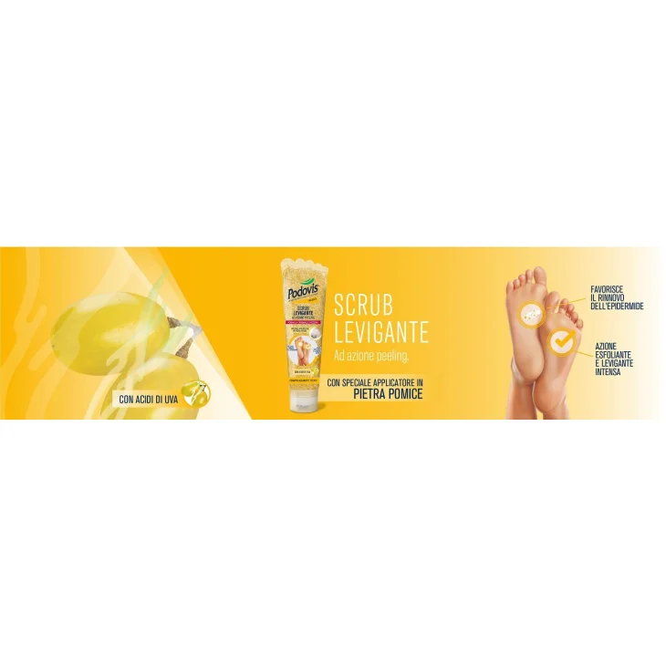 Podovis Scrub Levigante Ad Azione Peeling Piedi 150 Ml