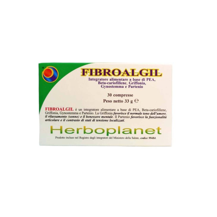 Herboplanet Fibroalgil Integratore Naturale Rilassante 30 compresse