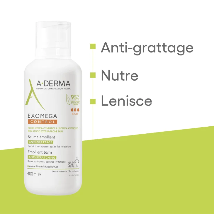A-Derma Exomega Control Balsamo Emolliente Anti Prurito 400 ml