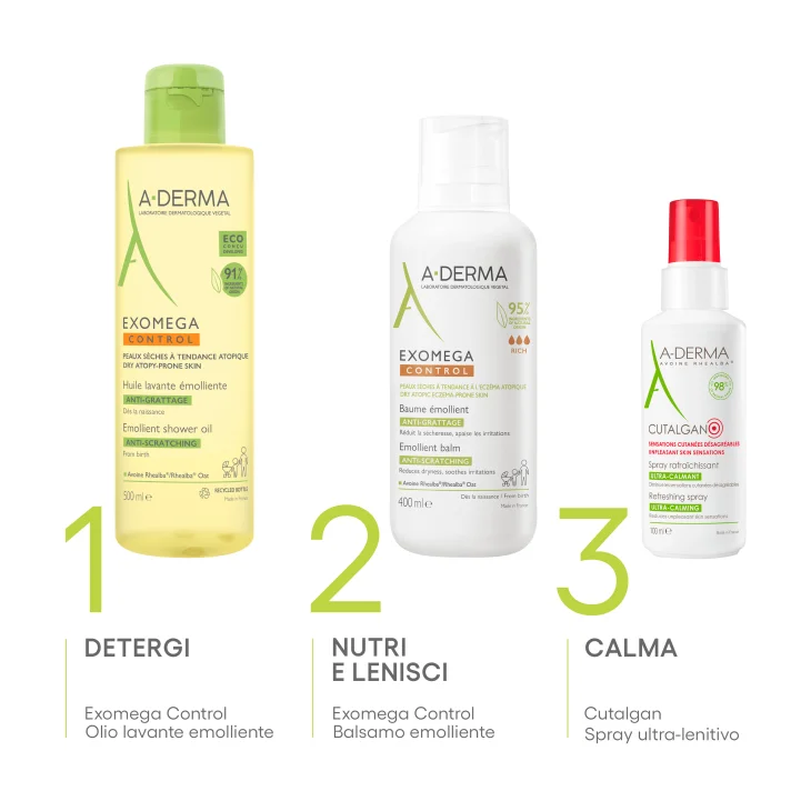 A-Derma Exomega Control Balsamo Emolliente Anti Prurito 400 ml