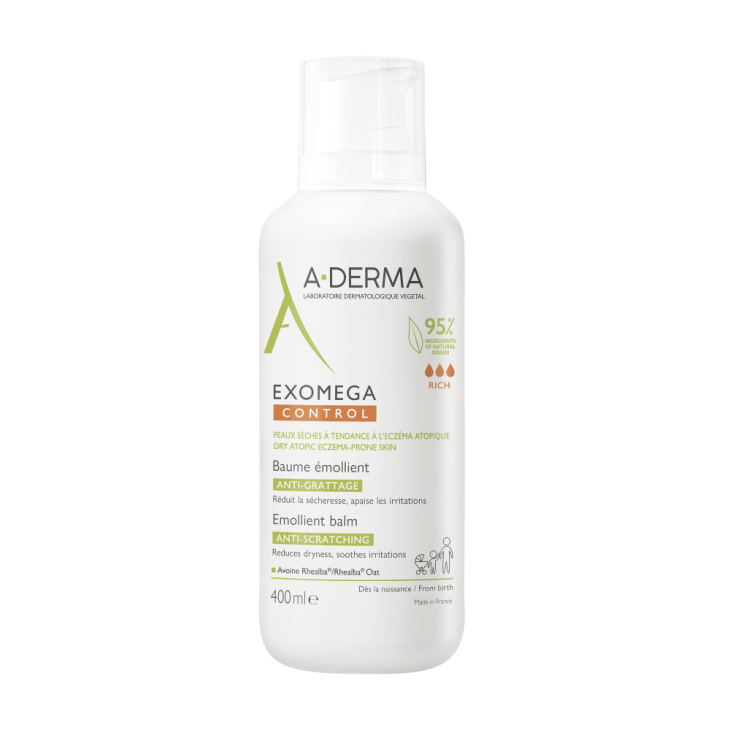 A-Derma Exomega Control Balsamo Emolliente Anti Prurito 400 ml