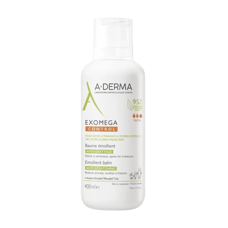 A-Derma Exomega Control Balsamo Emolliente Anti Prurito 400 ml