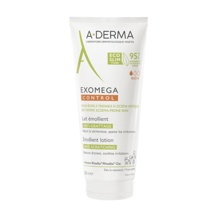 A-Derma Exomega Control Lozione Emolliente Anti Prurito 200 ml