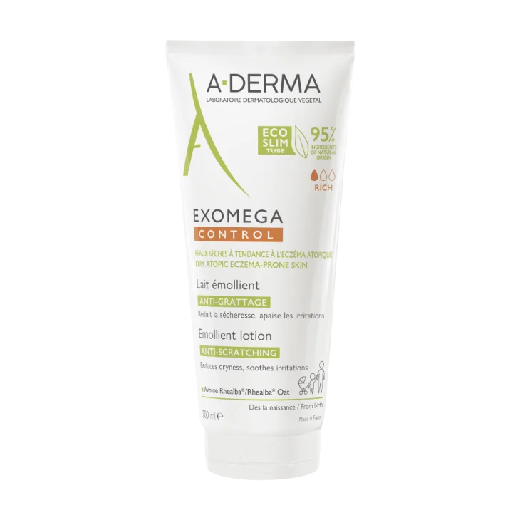 A-Derma Exomega Control Lozione Emolliente Anti Prurito 200 ml