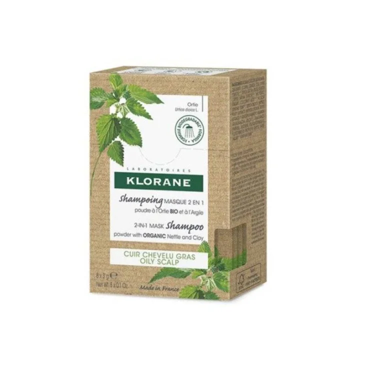 Klorane Shampoo Maschera Antiforfora in Polvere alla Galanga 24 gr