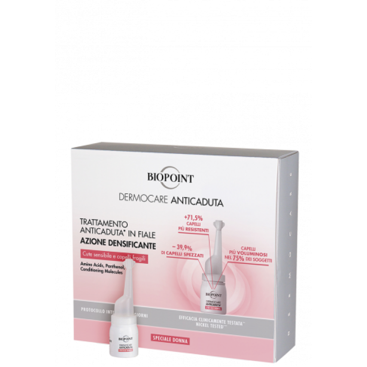 Biopoint Dermocare Trattamento anticaduta per la donna 20 fiale