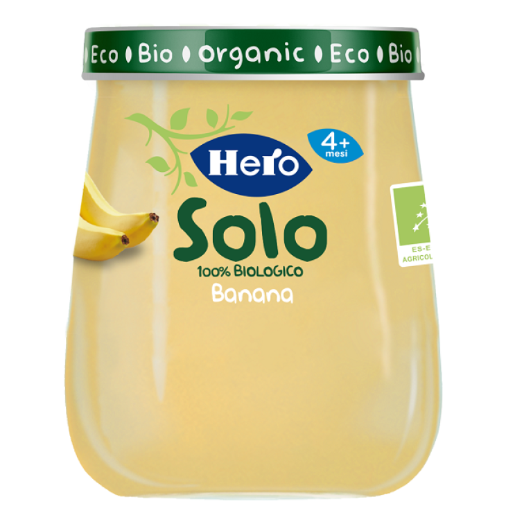 Hero Solo Omogeneizzato 100% Bio Gusto Banana 120 g
