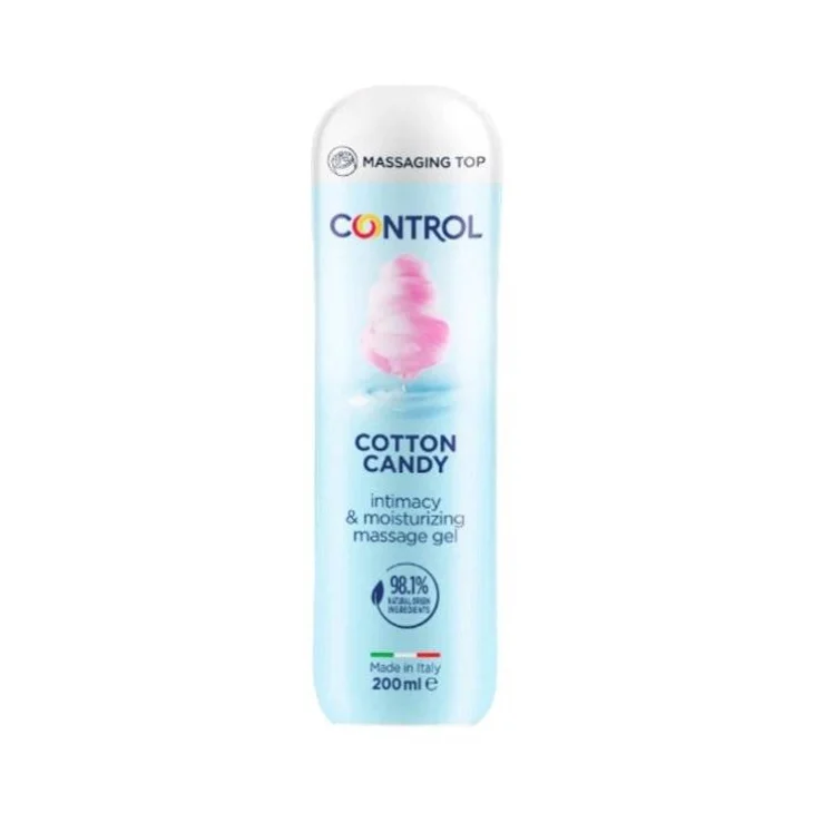 Control Cotton Candy Massage Gel intimo 3 in 1 200 ml