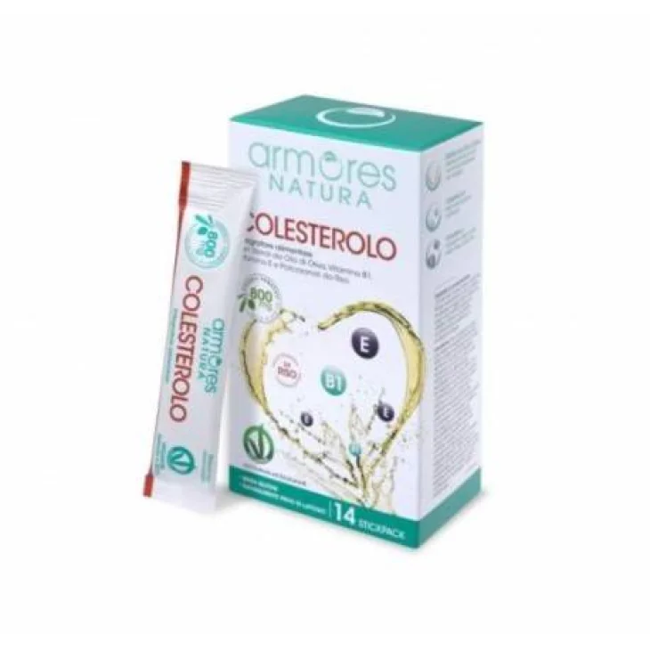 Armores Colesterolo Integratore Alimentare per il Colesterolo 14 stick