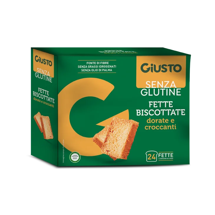 Giusto Linea Colazione Fette Biscottate Senza Glutine 150 g