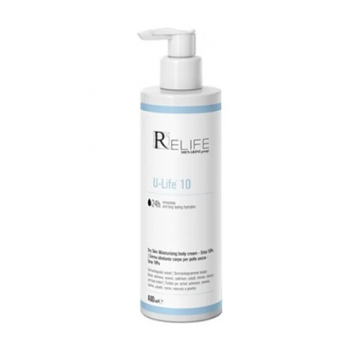 U-Life 10 Crema Corpo Idratante Pelle Secca 400 ml