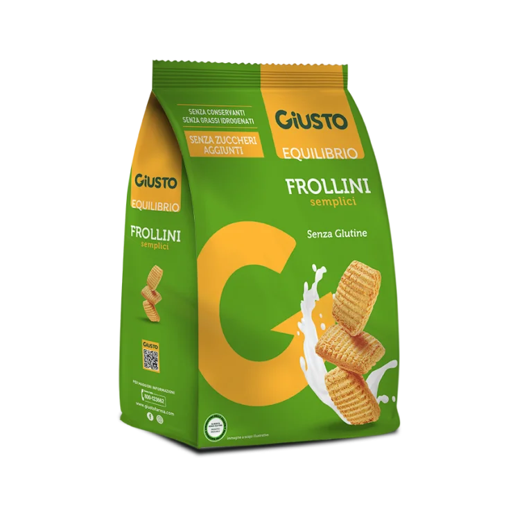 Giusto Linea Equilibrio Frollini semplici senza glutine 250 g
