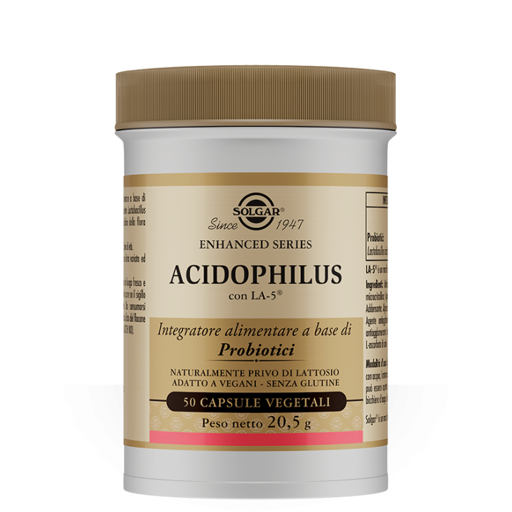 Solgar Acidophilus Integratore alimentare per la Flora Intestinale 50 capsule