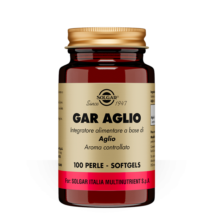 Solgar Gar Aglio Integratore Alimentare per le Difese Immunitarie 100 perle