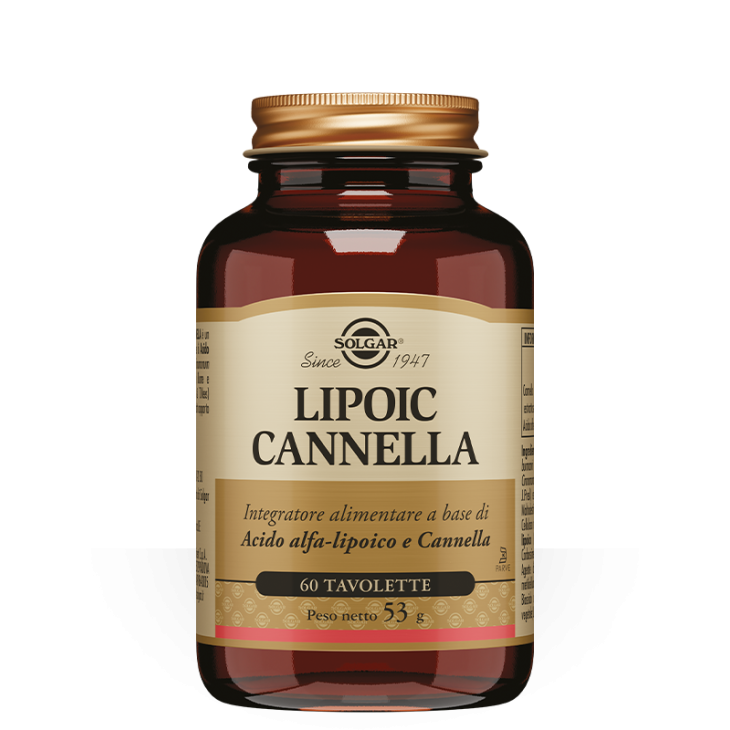 Solgar Lipoic Cannella Integratore Antiossidante 60 tavolette