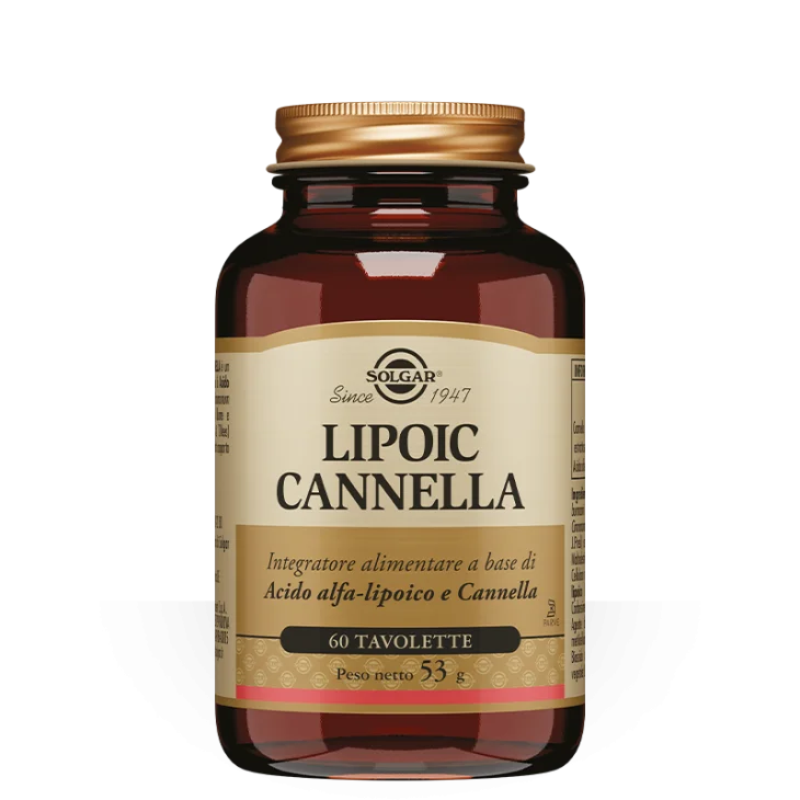 Solgar Lipoic Cannella Integratore Antiossidante 60 tavolette