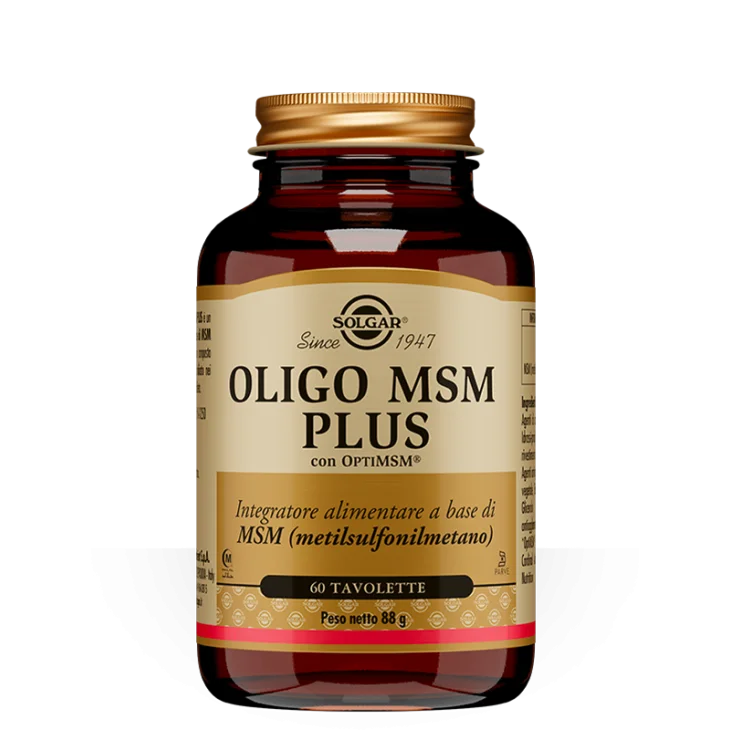 Solgar Oligo MSM Plus Integratore di Zolfo 60 tavolette