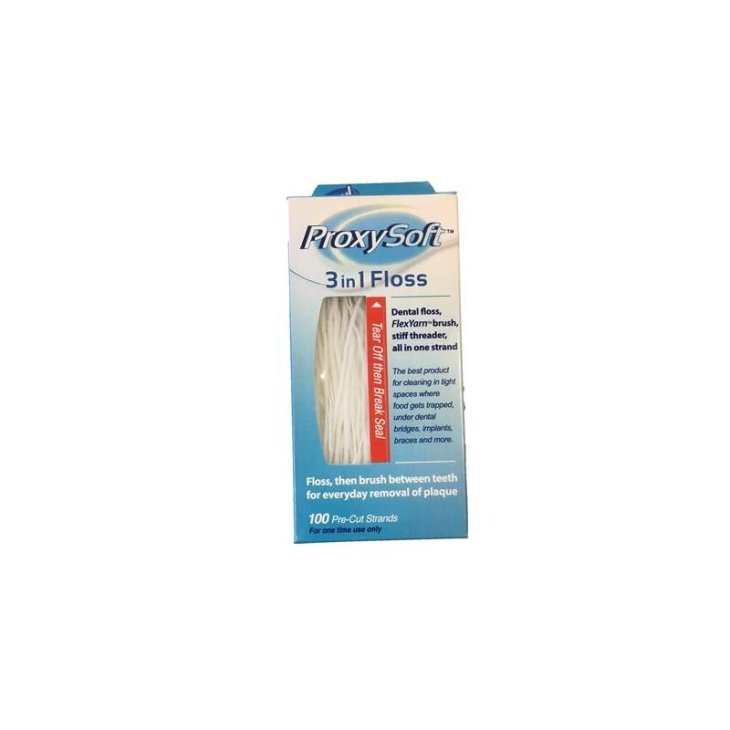 Proxy Soft 3 in 1 Filo Interdentale per Impianti 100 pezzi