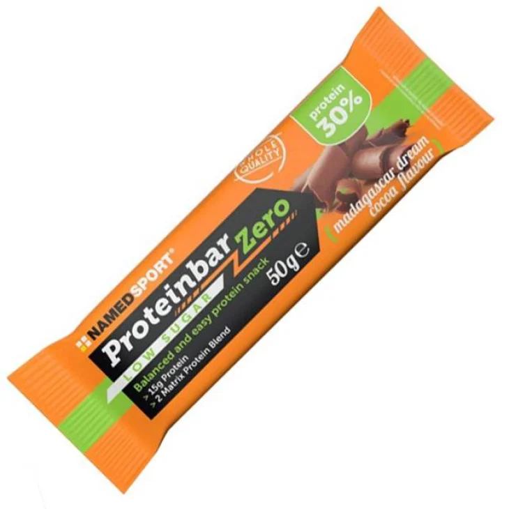 Named Sport Proteinbar Zero Madagascar Dream Cocoa Barretta Proteica 50 g