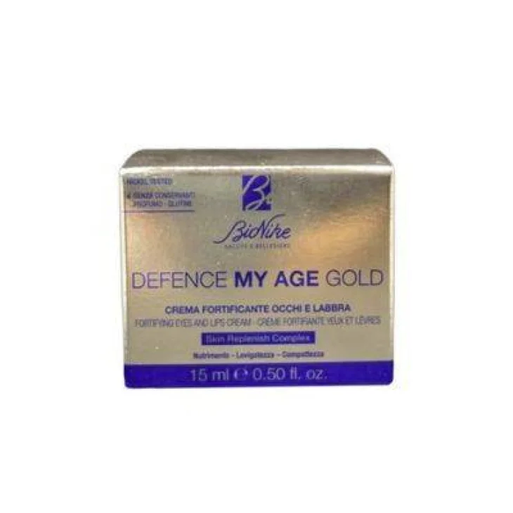 Bionike Defence My Age Gold Crema Fortificante Contorno Occhi e Labbra 15 ml