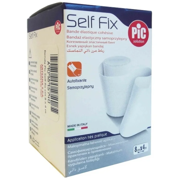 Pic Self Fix Benda Elastica di Fissaggio cm 8x4 m