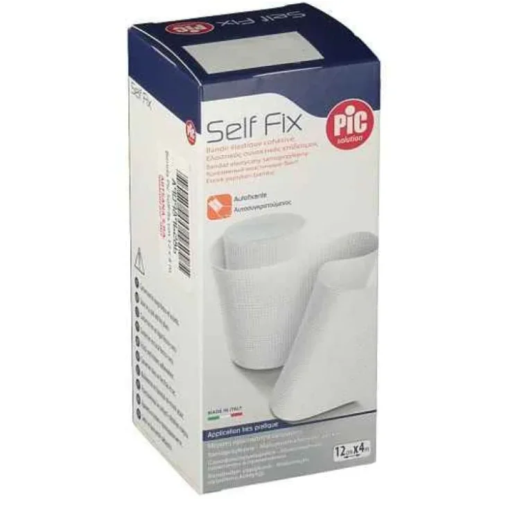 Pic Self Fix Benda Elastica di Fissaggio cm 12x4 m