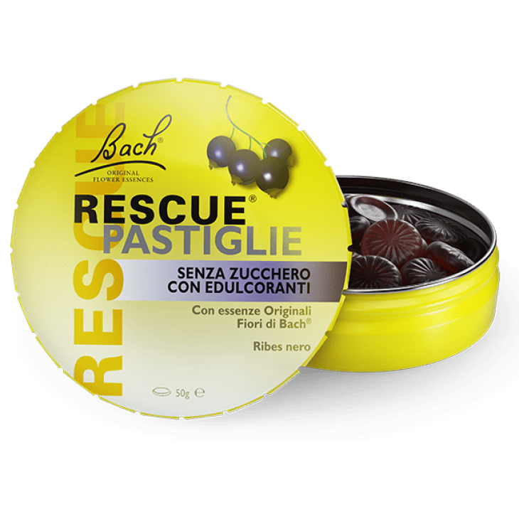 Rescue Bach Original Pastiglie Ribes Nero 50 grammi
