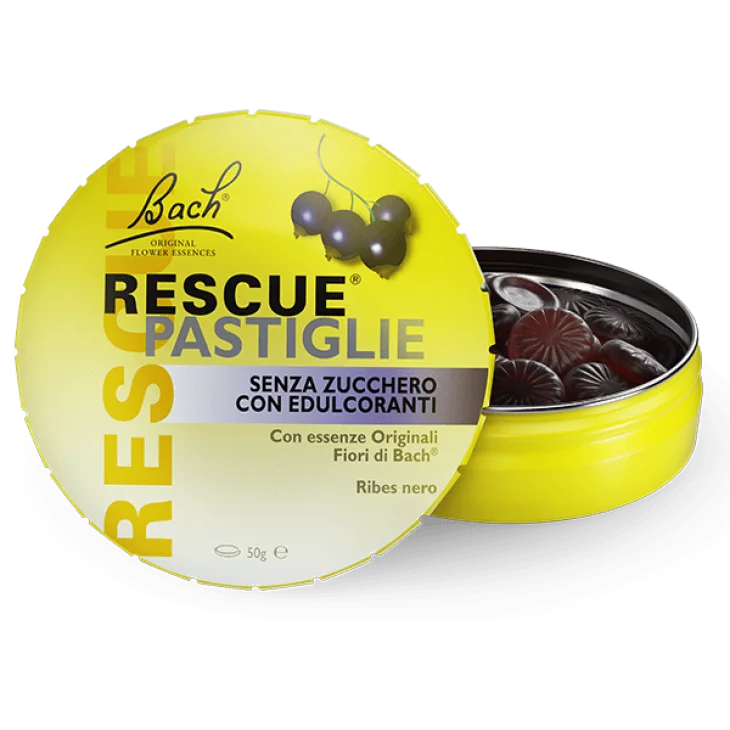 Rescue Bach Original Pastiglie Ribes Nero 50 grammi