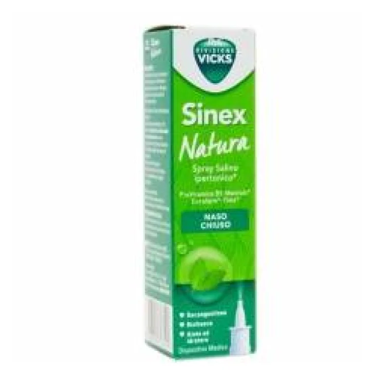 Vicks Sinex Natura Spray Salino Ipertonico Decongestionante 20 ml