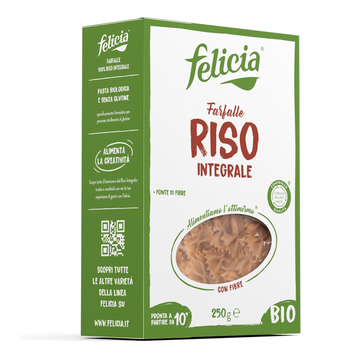 Felicia Farfalle Pasta al Riso Integrale Senza Glutine 250 g