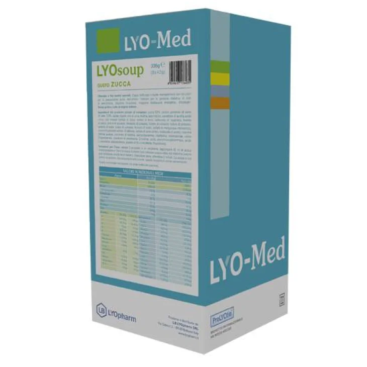 LYO-MED LYOSOUP ZUCCA 8 BUSTE 42 G
