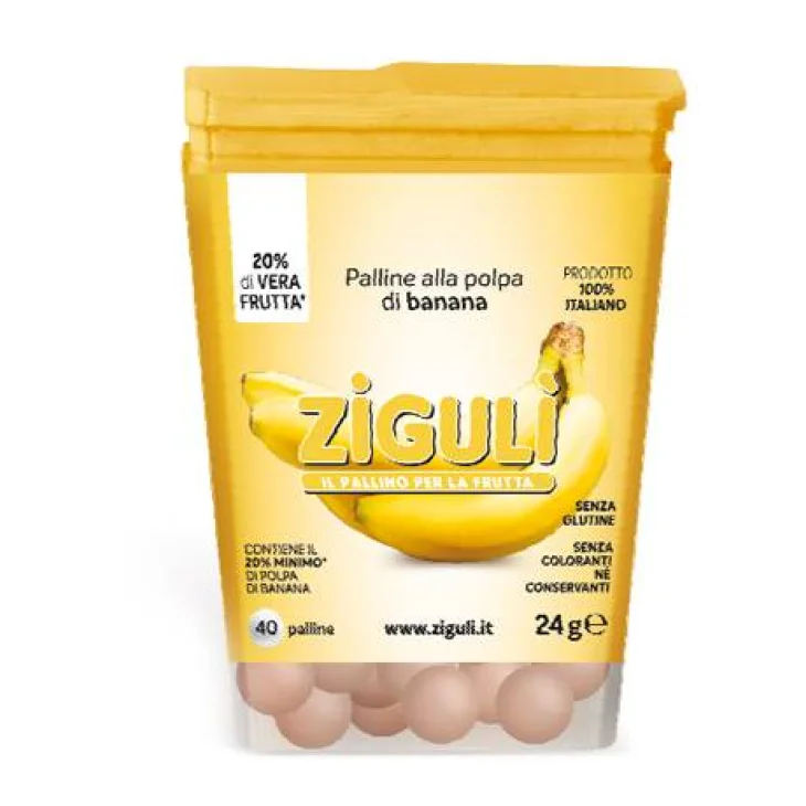 ZIGULI BANANA 40 PALLINE 24 G